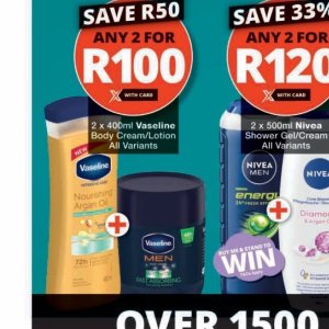 Body cream at Checkers