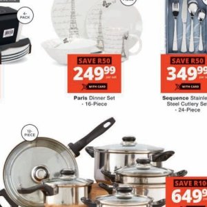 Dinner set at Checkers