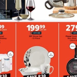 Dinner set at Checkers
