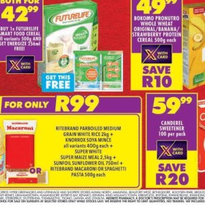 Sunflower oil at Shoprite