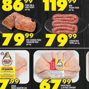 Pork at Shoprite