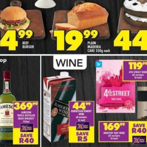 Wine at Shoprite