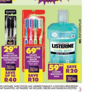 Mouthwash listerine