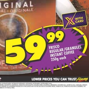 Coffee at Shoprite