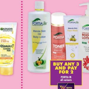 Body lotion at Shoprite