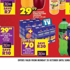 Juice at Shoprite