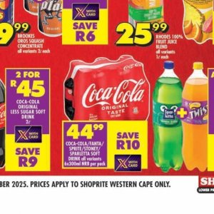  Coca Cola at Shoprite
