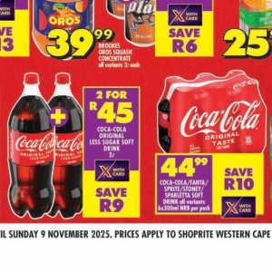 Sugar at Shoprite