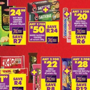 Crackers at Shoprite