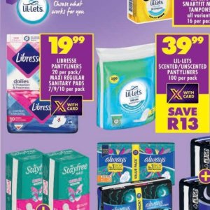 Sanitary pads libresse