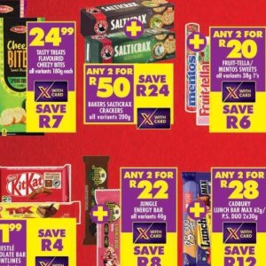 Crackers at Shoprite