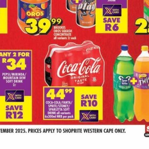  Coca Cola at Shoprite