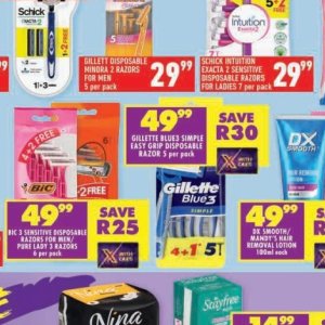 Razor bic BIC at Shoprite