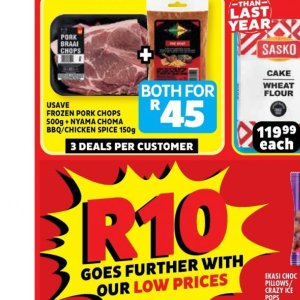 Pork at Usave