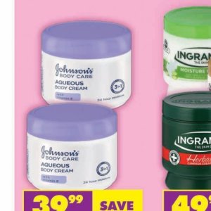 Body cream at Shoprite