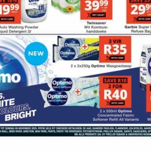Softener at Checkers