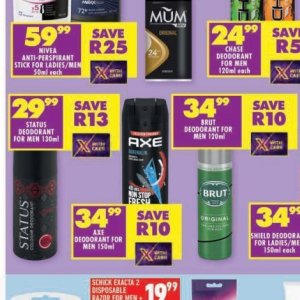 Axe at Shoprite