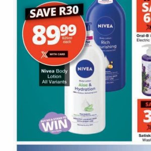 Body lotion nivea