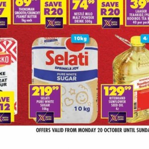 Sugar at Shoprite