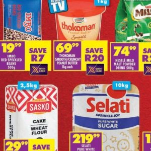 Peanut butter at Shoprite