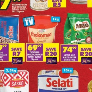Peanut butter at Shoprite