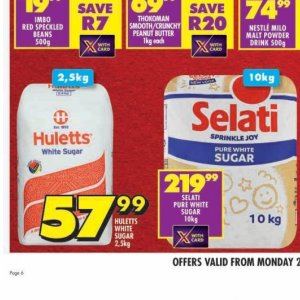 Sugar at Shoprite