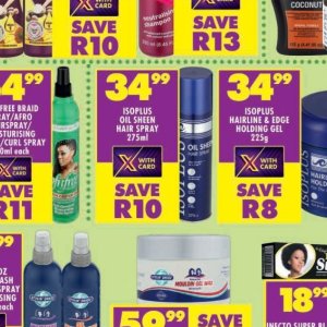 Hair spray at Shoprite
