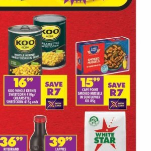Mussels at Shoprite