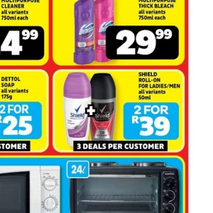 Roll-on at Usave