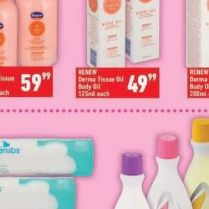 Body oil at Shoprite