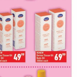 Body oil at Shoprite