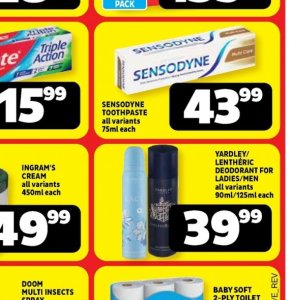 Toothpaste at Usave