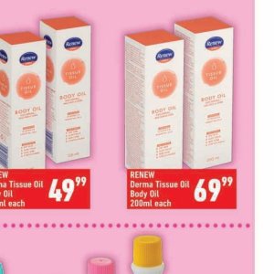 Body oil at Shoprite