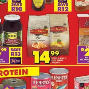 Pasta at Shoprite