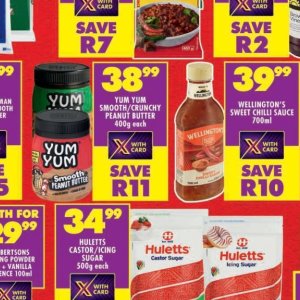 Peanut butter at Shoprite