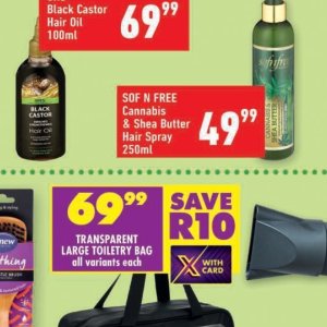 Hair spray at Shoprite