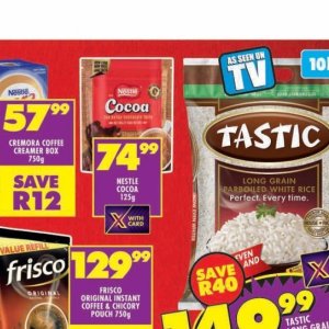Chocolate at Shoprite