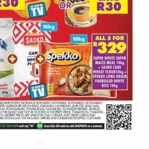 Rice at Shoprite