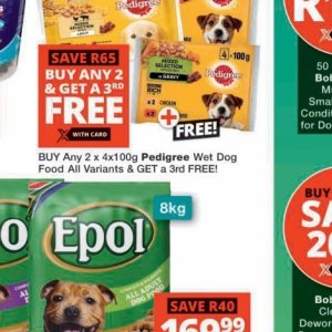 Cat food at Checkers