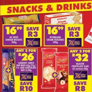 Snacks at Shoprite
