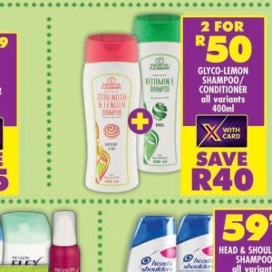 Shampoo at Shoprite