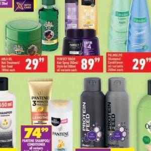 Hair spray at Shoprite