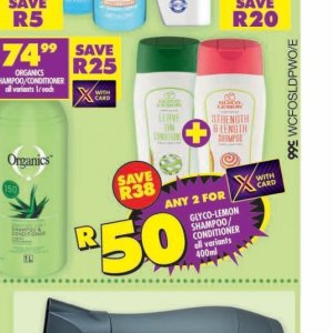 Shampoo at Shoprite