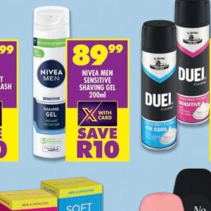 Shaving gel nivea  at Shoprite