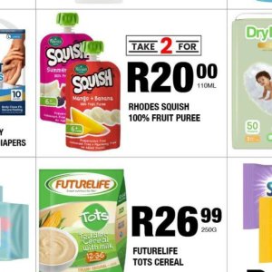 Purees at Take n Pay
