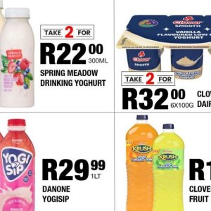 Yoghurt at Take n Pay