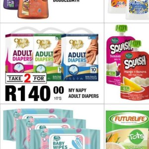 Diapers at Take n Pay