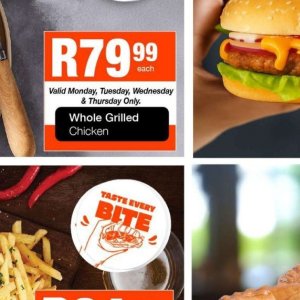 Grilled chicken at Take n Pay