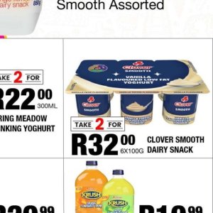 Yoghurt at Take n Pay