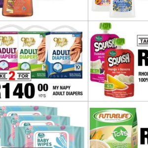 Diapers at Take n Pay